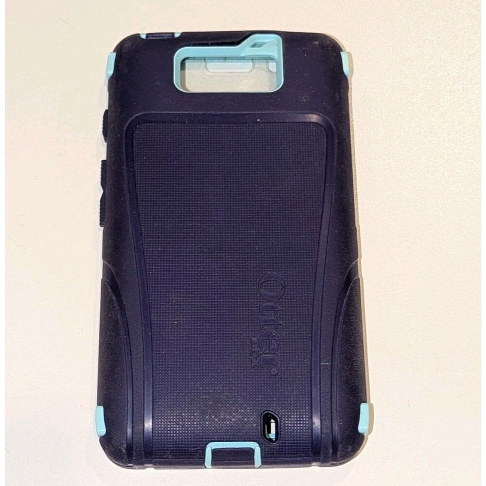Original OtterBox Defender Case‎ for Motorola Droid Purple Aqua Blue